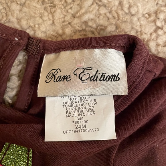 Rare Editions, Fall 2 piece outfit with Turkey design, Size 24 months - Picture 4 of 5